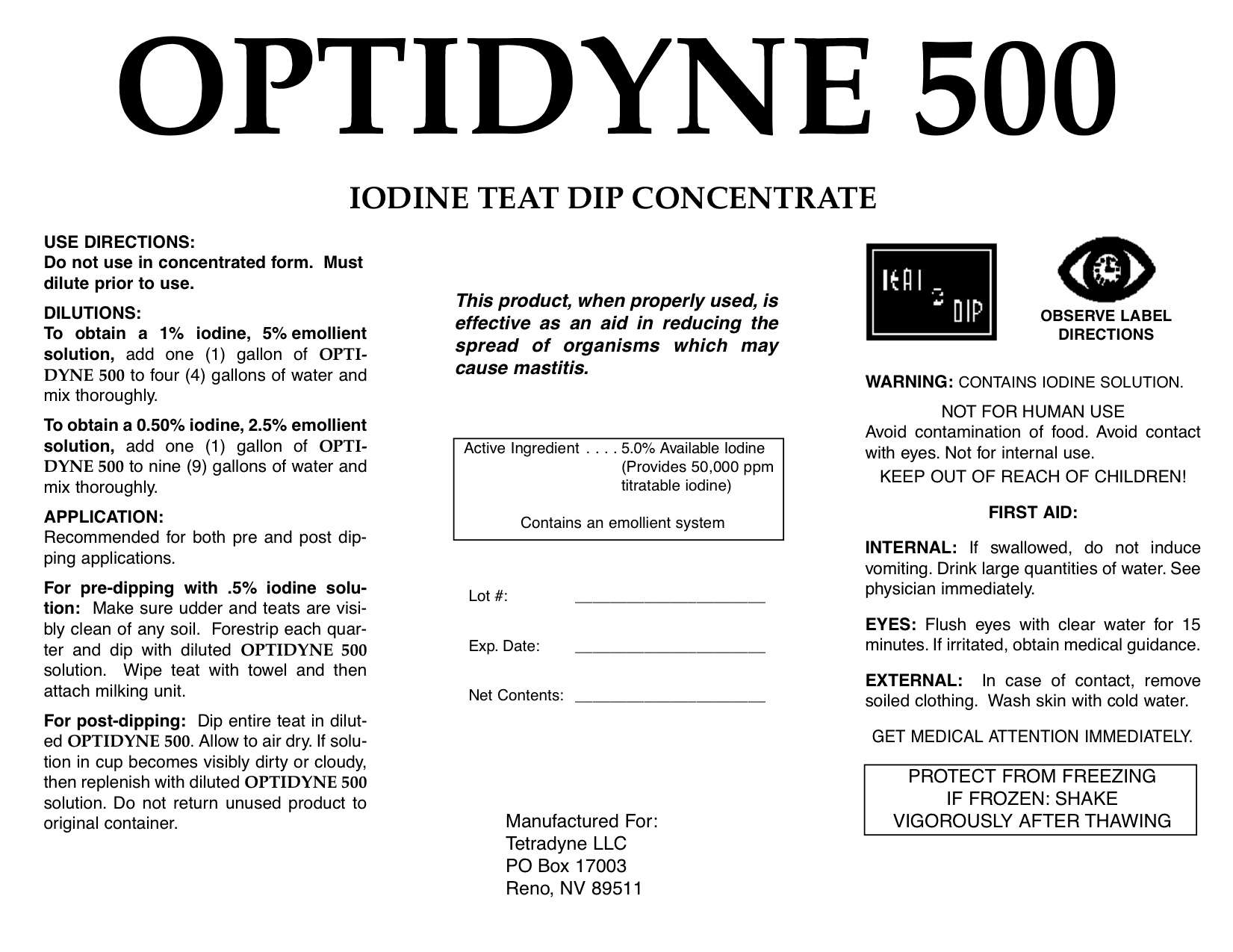 Optidyne 500